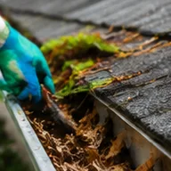 Gutter cleaning results from Clear Exterior